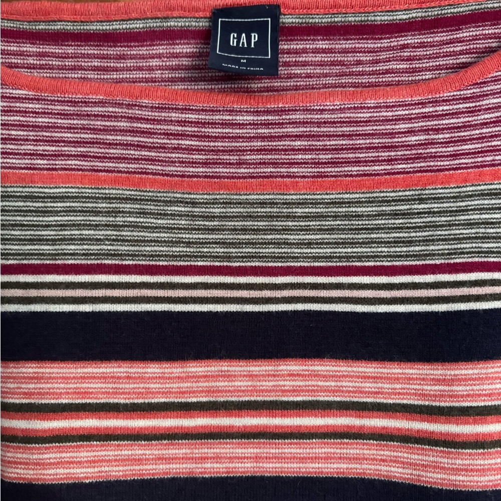 GAP Multicolor Striped Knit Top - Picture 2 of 5